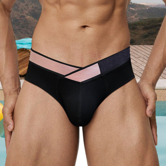 Slip Homme Sexy à Taille Basse en V Profond