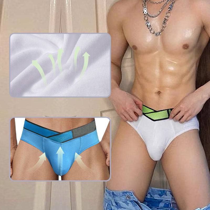 Slip Homme Sexy à Taille Basse en V Profond