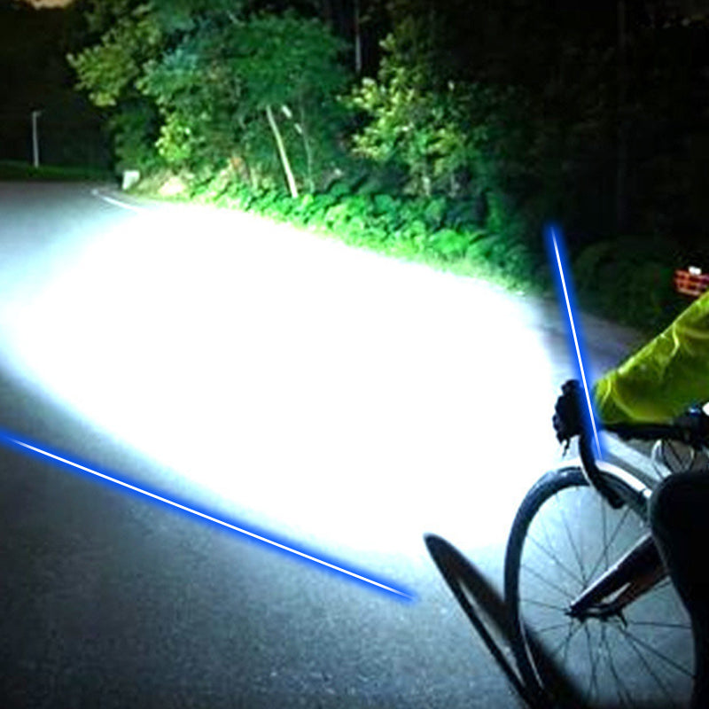 Phare de Vélo LED Super Lumineux à Double Tête Portable pour Extérieur