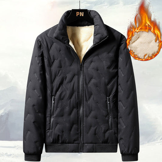 🎁Vente du dernier jour 49%OFF🔥 Veste d'hiver matelassée de men avec fausse doublure en toison【Livraison gratuite】