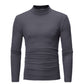 📢📢60 % de réduction !!!✨T-shirt thermique homme en coton à col montant : chaud, respirant & décontracté pour automne-hiver ! ❄️