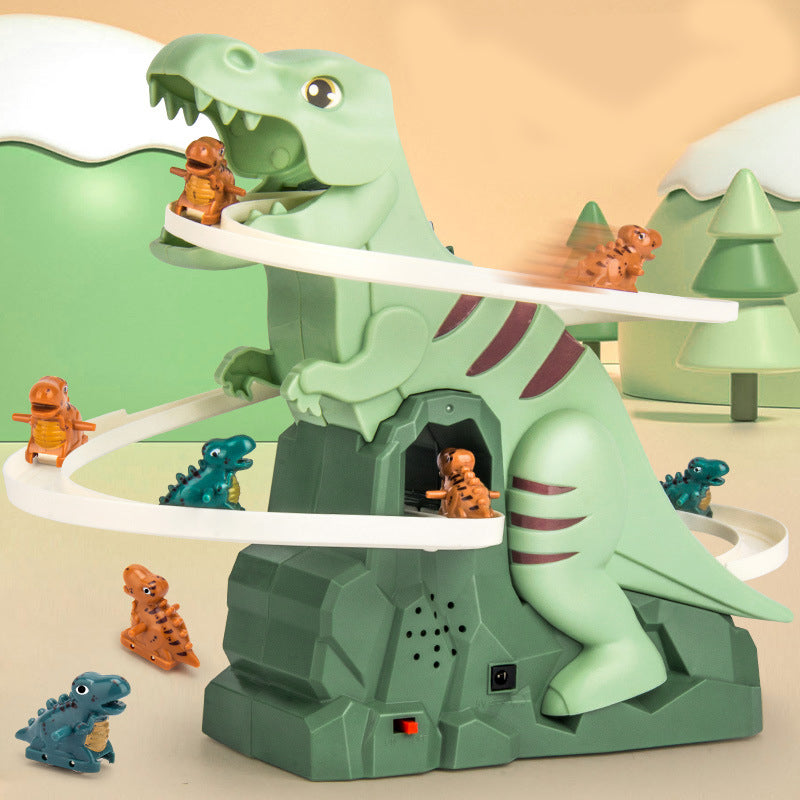 🧸Jeu de piste électrique Dinosaur Chase Race Track✨