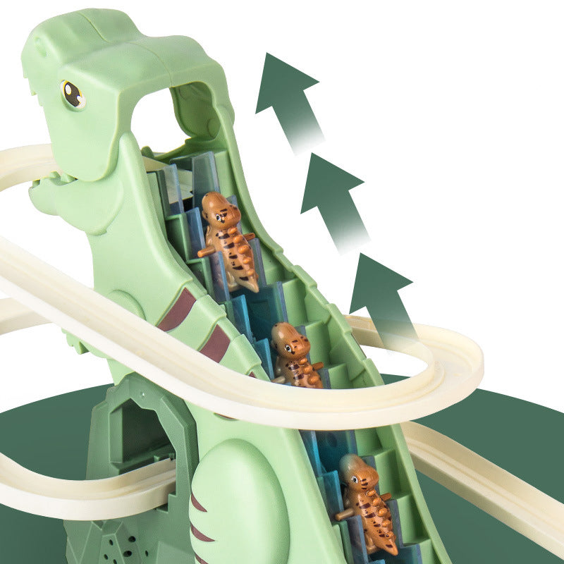 🧸Jeu de piste électrique Dinosaur Chase Race Track✨