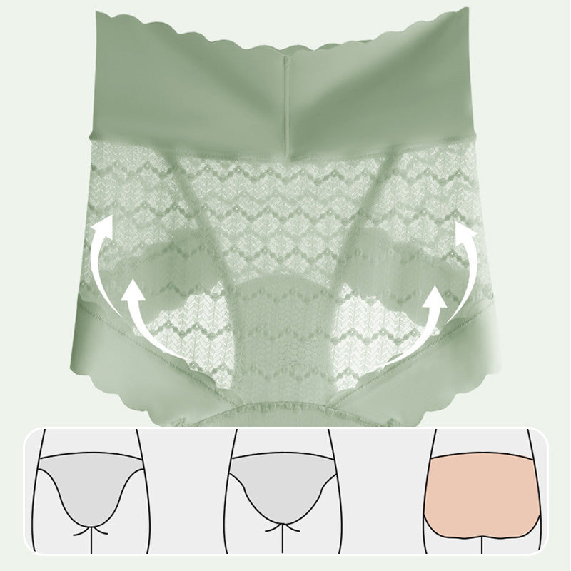 Culottes Taille Hautes Sans Coutures Respirantes en Dentelle