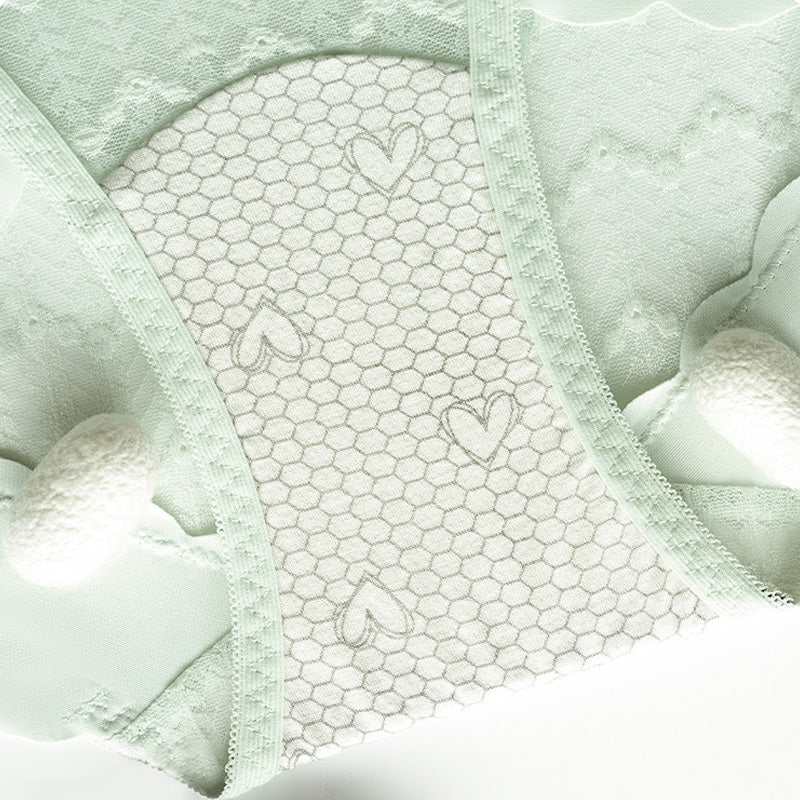 Culottes Taille Hautes Sans Coutures Respirantes en Dentelle