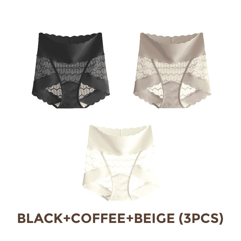 Culottes Taille Hautes Sans Coutures Respirantes en Dentelle