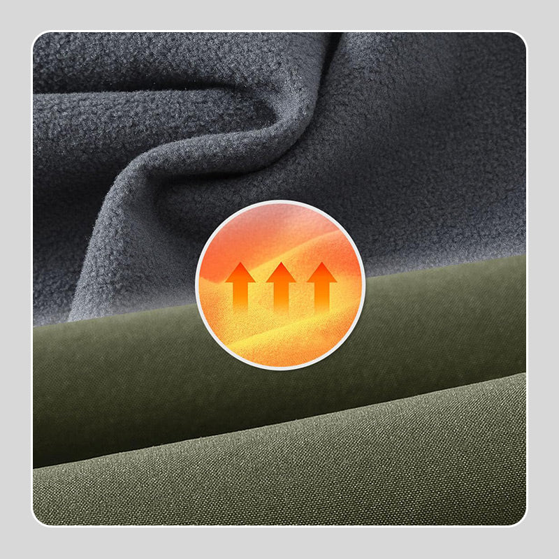 Pantalon de randonnée coupe-vent, imperméable, chaud, taille élastique