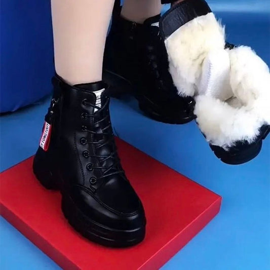 Nouvelles bottes de coton d'hiver avec une semelle épaisse