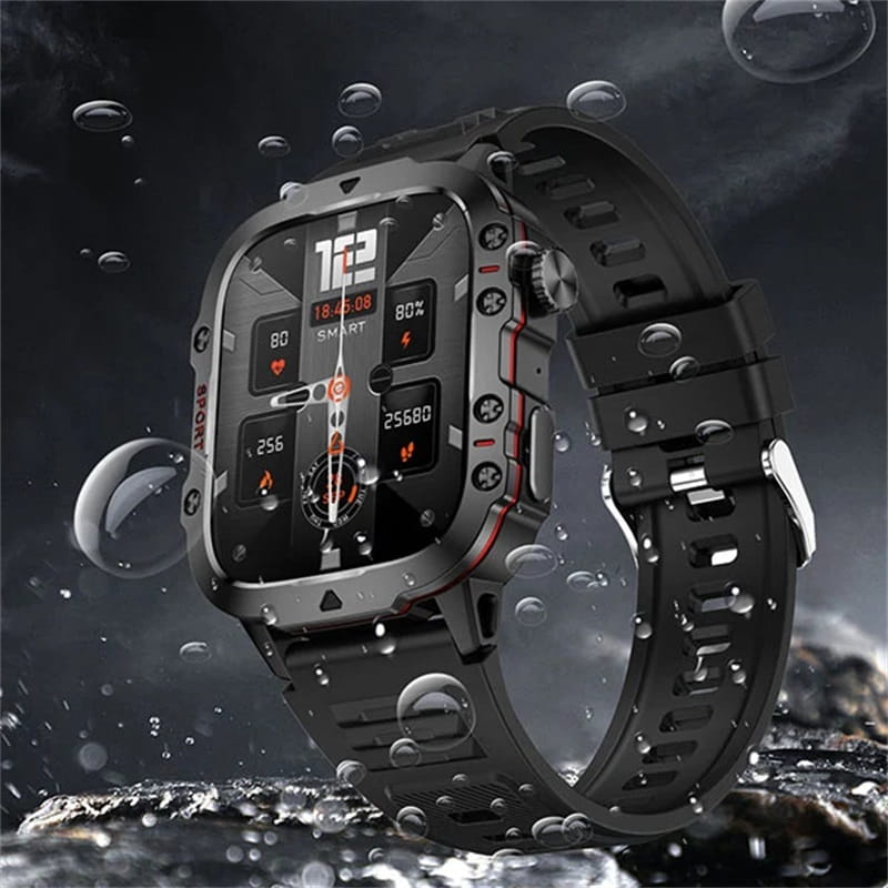 📣LIVRAISON GRATUITE💧Waterproofing Ultimate Outdoor Companion ⌚Montre intelligente robuste pour l'extérieur - 100+ modes sportifs