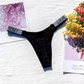 String sexy à strass pour femme, taille basse, taille haute, bikini, sous-vêtements, culotte hipster à dos en T