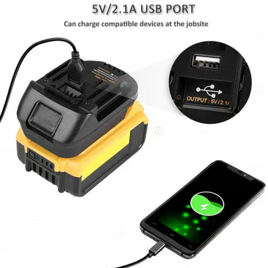 Adaptateur de batterie au lithium pour outils à batterie 18