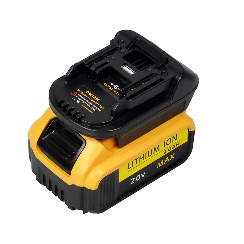 Adaptateur de batterie au lithium pour outils à batterie 18