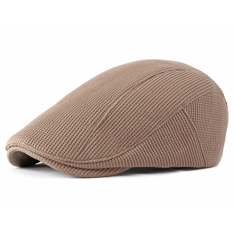 Casquette unisexe d'hiver vintage ajustable de couleur pure