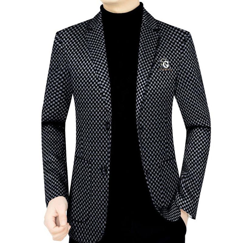 Veste de Costume Décontractée à Coupe Ajustée pour Hommes🔥livraison gratuite 🛫