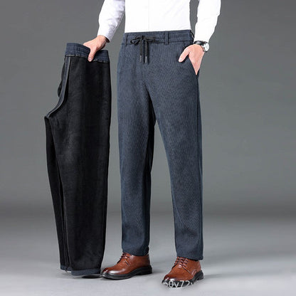 🔥🖤Soldes du Black Friday : 50 % de réduction🔥Pantalon droit décontracté en velours côtelé pour homme