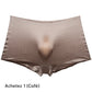 Boxer Sexy Fin de Soie Glacée Translucide pour Hommes