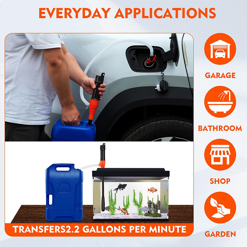 Ensemble de Pompe de Transfert Électrique Portable Multi-Usage