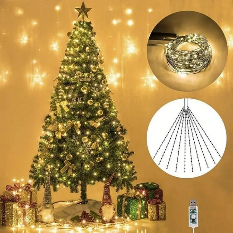 Guirlandes Lumineuses LED de Noël avec Effet Scintillant de Luciole