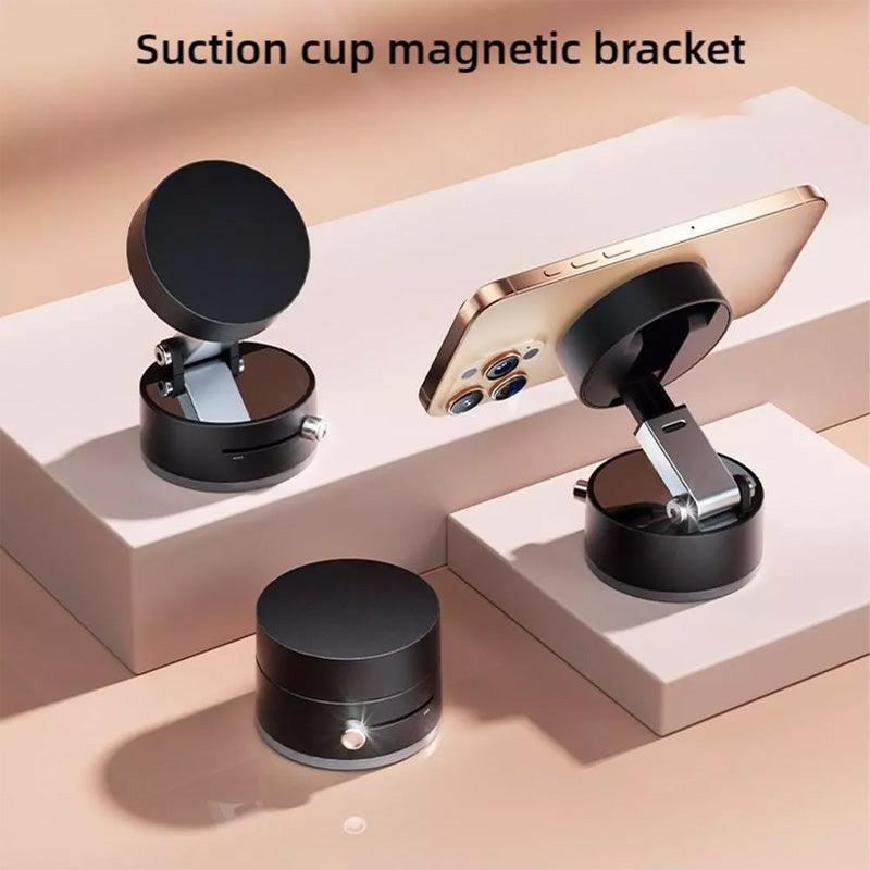 Support de téléphone portable magnétique pliable et portable à aspiration