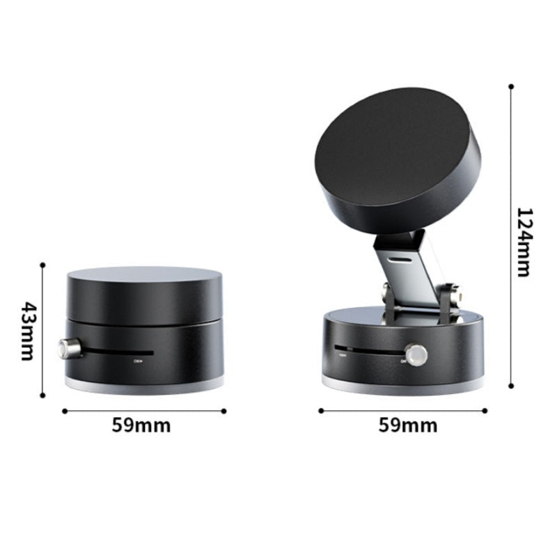 Support de téléphone portable magnétique pliable et portable à aspiration