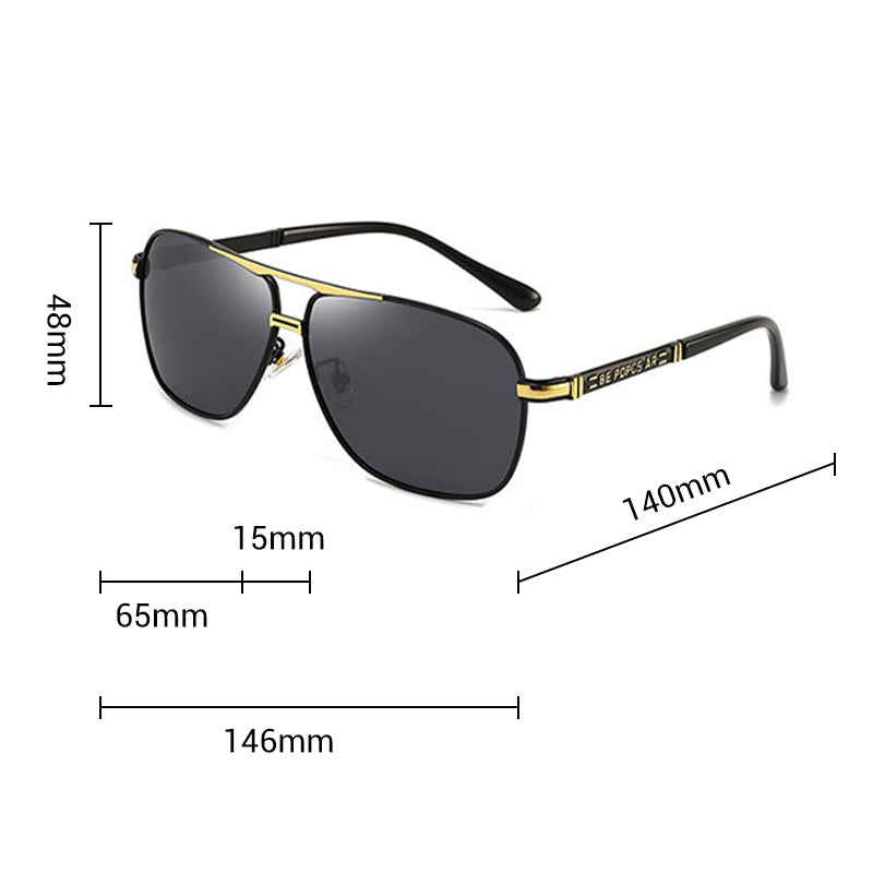 Lunettes de soleil polarisées à changement de couleur
