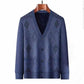 Cardigan en peluche thermique décontracté pour homme - Joli cadeau pour père !