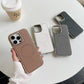 Étui de chargement magnétique puissant en cuir magnétique pour iPhone