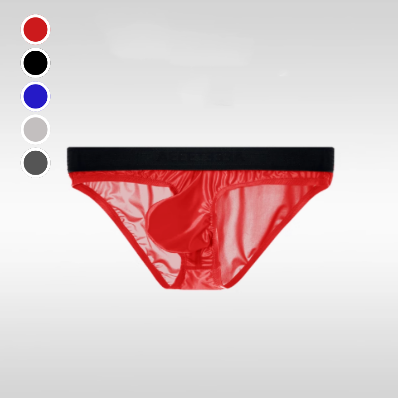 Slip Triangle Homme Imprimé Flamants Roses – Taille Basse | 95% Polyester, 5% élasthanne | Pochette En U Confortable | Cadeau Décalé Et Fun