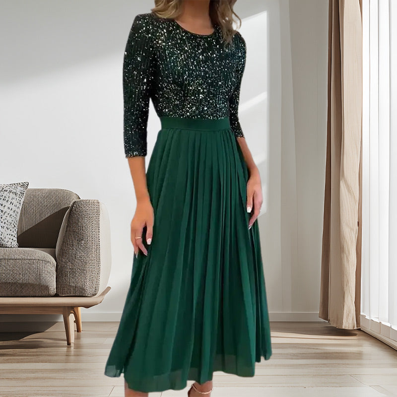 💃Robe midi femme en tulle à paillettes✨