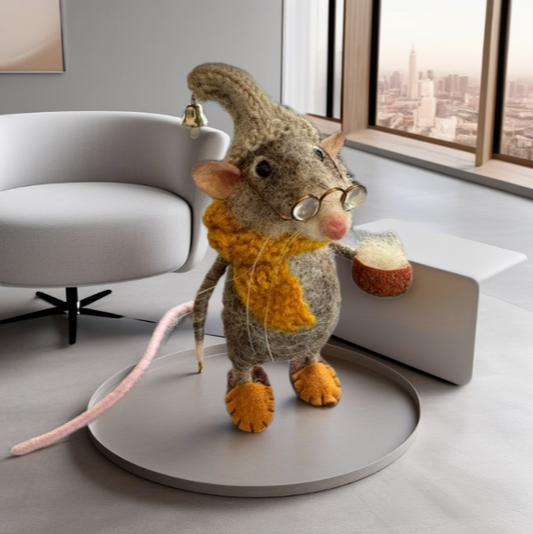 Souris en Feutre Mignonne pour Décoration