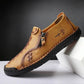 Chaussures décontractées à enfiler en similicuir à fermeture éclair pour hommes[Livraison gratuite]