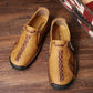Chaussures décontractées à enfiler en similicuir à fermeture éclair pour hommes[Livraison gratuite]