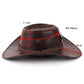 Chapeau de cowboy vintage à large bord avec sangle