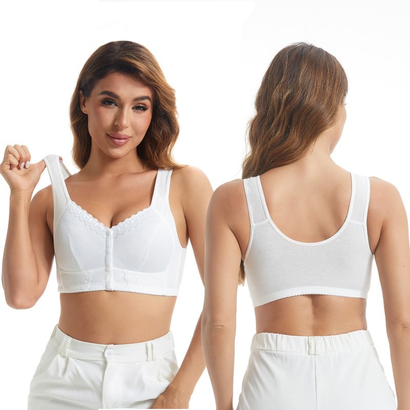 🌸Soutien-gorge respirant Plus Size pour femmes avec fermeture frontale