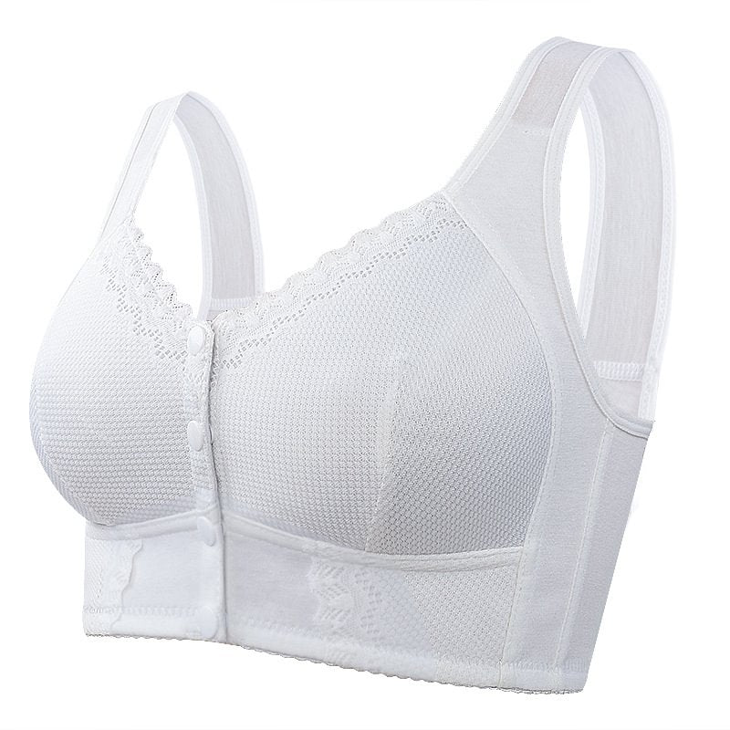 🌸Soutien-gorge respirant Plus Size pour femmes avec fermeture frontale