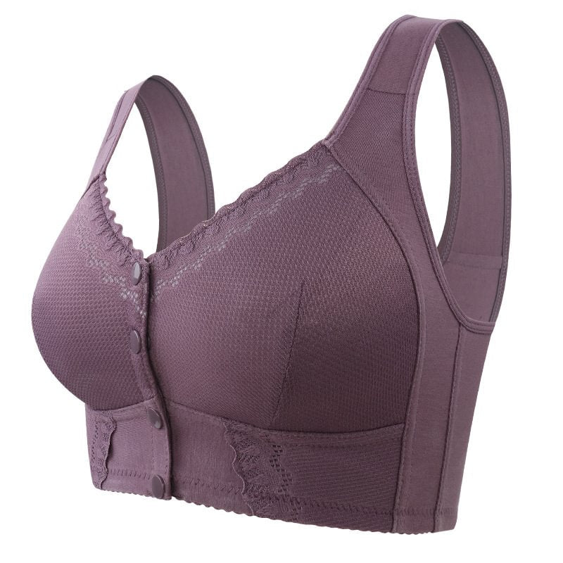 🌸Soutien-gorge respirant Plus Size pour femmes avec fermeture frontale