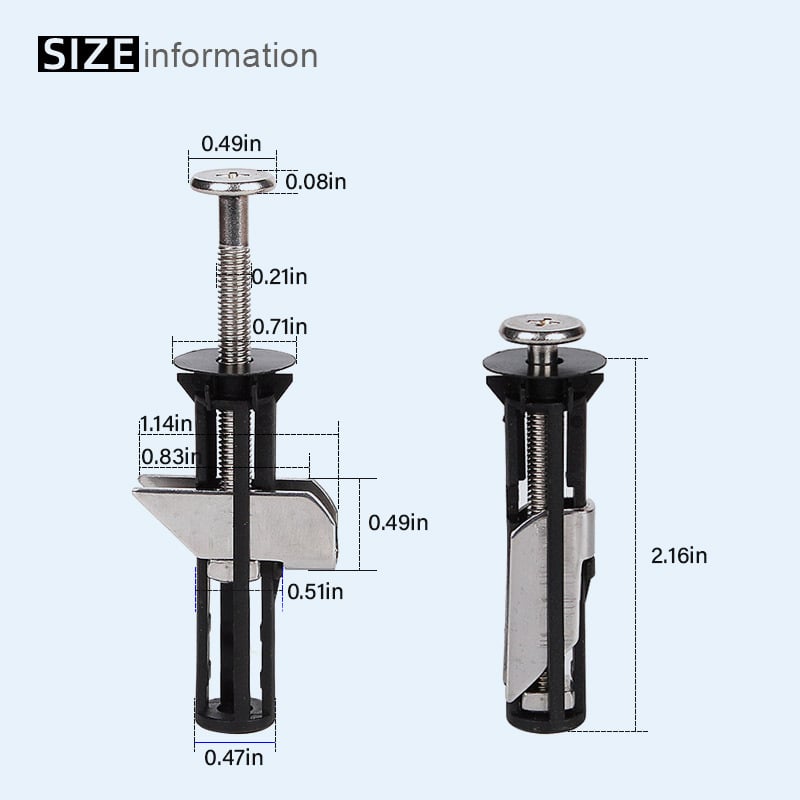 💥Kit de vis de fixation de siège de toilettes haute performance🎁