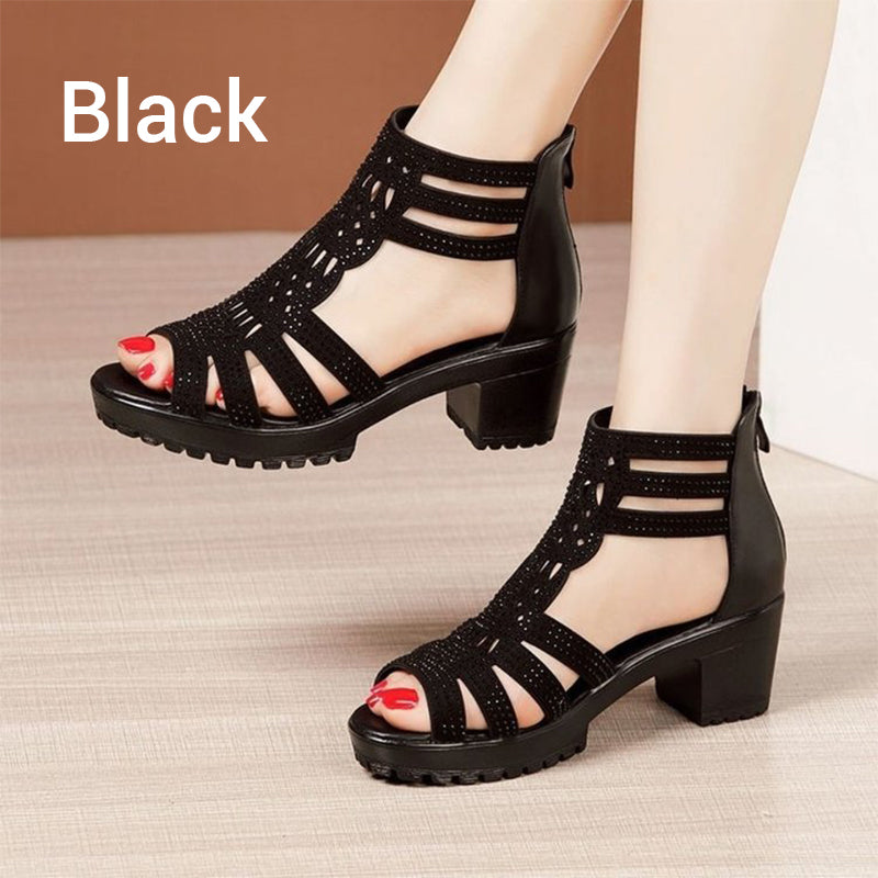 🌸50% de réduction pour une durée limitée💐Sandales antidérapantes à talons hauts pour femmes