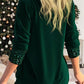 Grande vente💥Faux haut deux pièces de smoking ample à paillettes