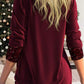 Grande vente💥Faux haut deux pièces de smoking ample à paillettes