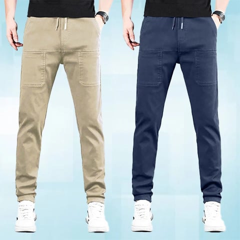 ⏳Réduction limitée de 50%💥🥰 Pantalon cargo résistant avec une grande élasticité et plusieurs poches