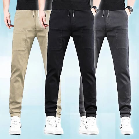 ⏳Réduction limitée de 50%💥🥰 Pantalon cargo résistant avec une grande élasticité et plusieurs poches