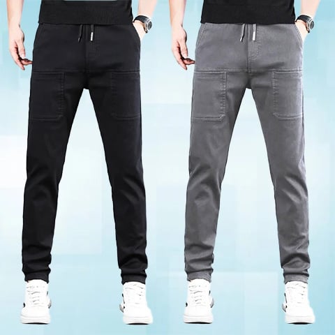 ⏳Réduction limitée de 50%💥🥰 Pantalon cargo résistant avec une grande élasticité et plusieurs poches