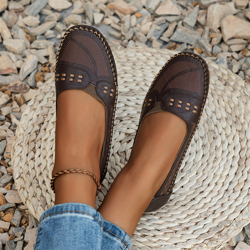 Chaussures plates confortables et respirantes pour femmes
