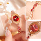 ✨2025 Nouveau design✨💖Womne's montre-bracelet en zircon de couleur