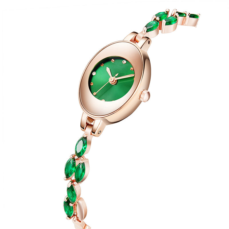 ✨2025 Nouveau design✨💖Womne's montre-bracelet en zircon de couleur