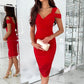 Robe sexy, à épaules dénudées et moulante, coupe slim pour femme
