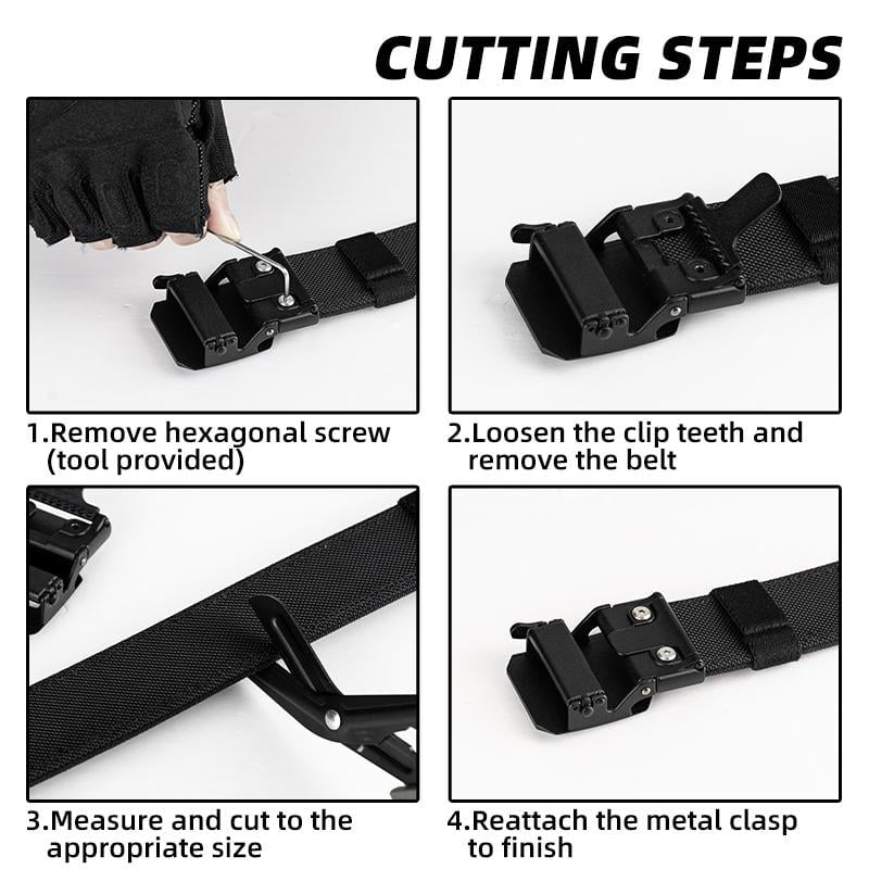 🔥EDC Ceinture à cliquet en nylon