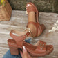 🔥offre limitée dans le temps👠Sandales à talons hauts pour femmes