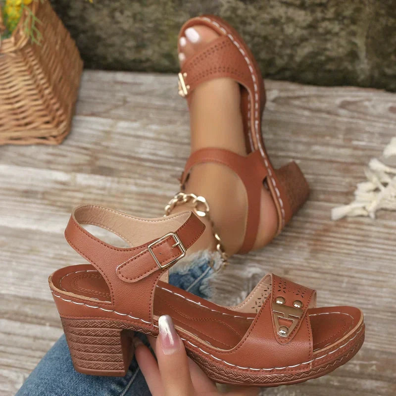 🔥offre limitée dans le temps👠Sandales à talons hauts pour femmes